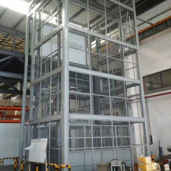 霍山导轨式升降平台货梯