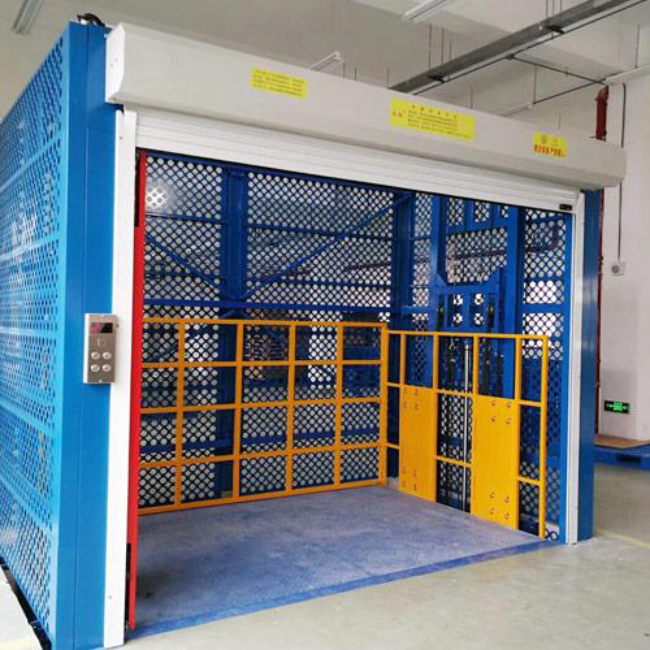 霍山导轨式升降货梯