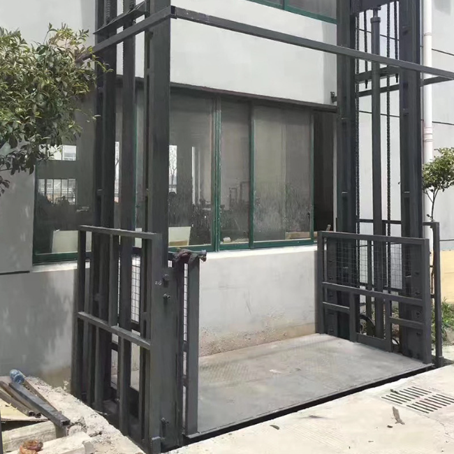 霍山5吨室外升降货梯